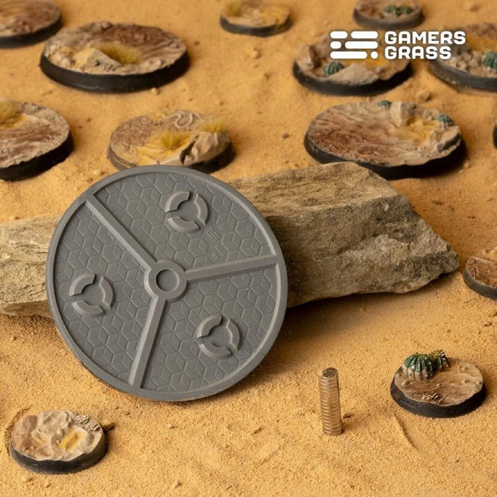 Gamers Grass GGB-DR60 Battle Ready Deserts of Maahl Round Bases 60mm 2pc - Image 4