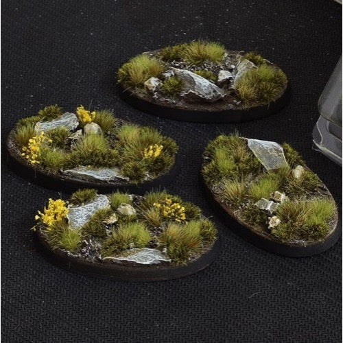 Gamers Grass GGB-HLO60 Battle Ready Highland Bases Oval 60mm 4pc - Image 2