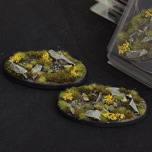 Gamers Grass GGB-HLO90 Battle Ready Highland Bases Oval 90mm 2pc - Image 2
