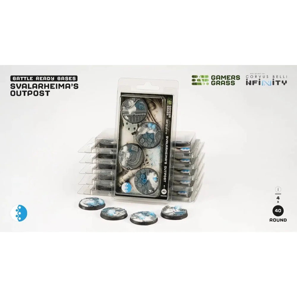 Gamers Grass GGB-SOR40 Svalarheima’s Outpost Round 40mm 4pc - Image 4