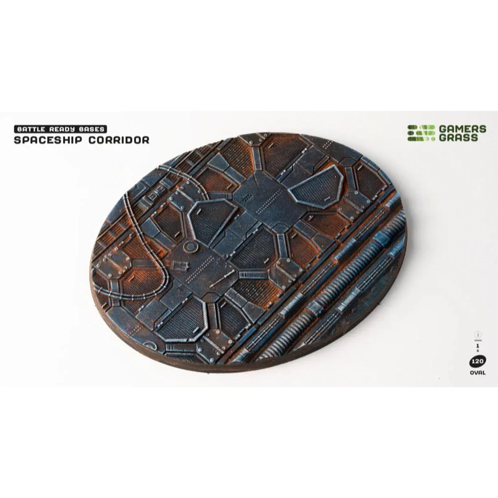 Gamers Grass GGB-SPO120 Spaceship Corridor Bases Oval 120mm 1pc - Image 2