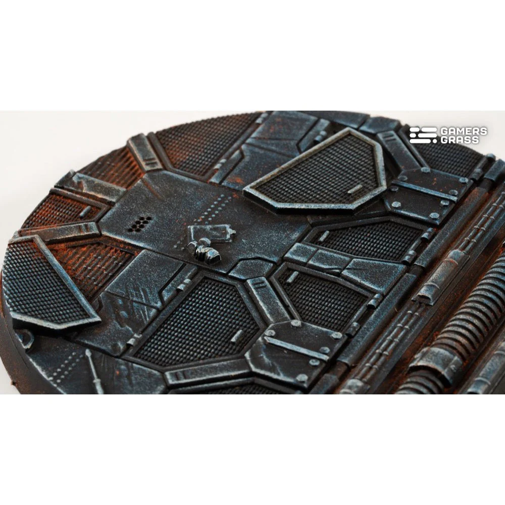 Gamers Grass GGB-SPR80 Spaceship Corridor Bases Round 80mm 1pc - Image 3
