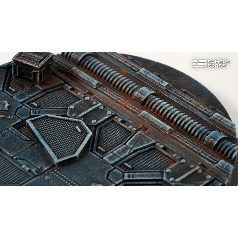 Gamers Grass GGB-SPR90 Spaceship Corridor Bases Round 90mm 1pc - Image 3