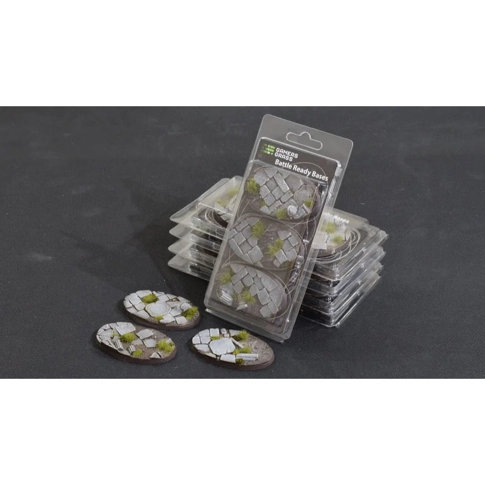 Gamers Grass GGB-TO75 Battle Ready Temple Bases Oval 75mm 3pc - Image 2