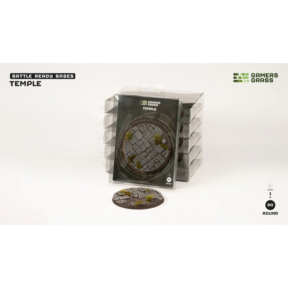 Gamers Grass GGB-TR80 Temple Bases Round 80mm 1pc - Image 4