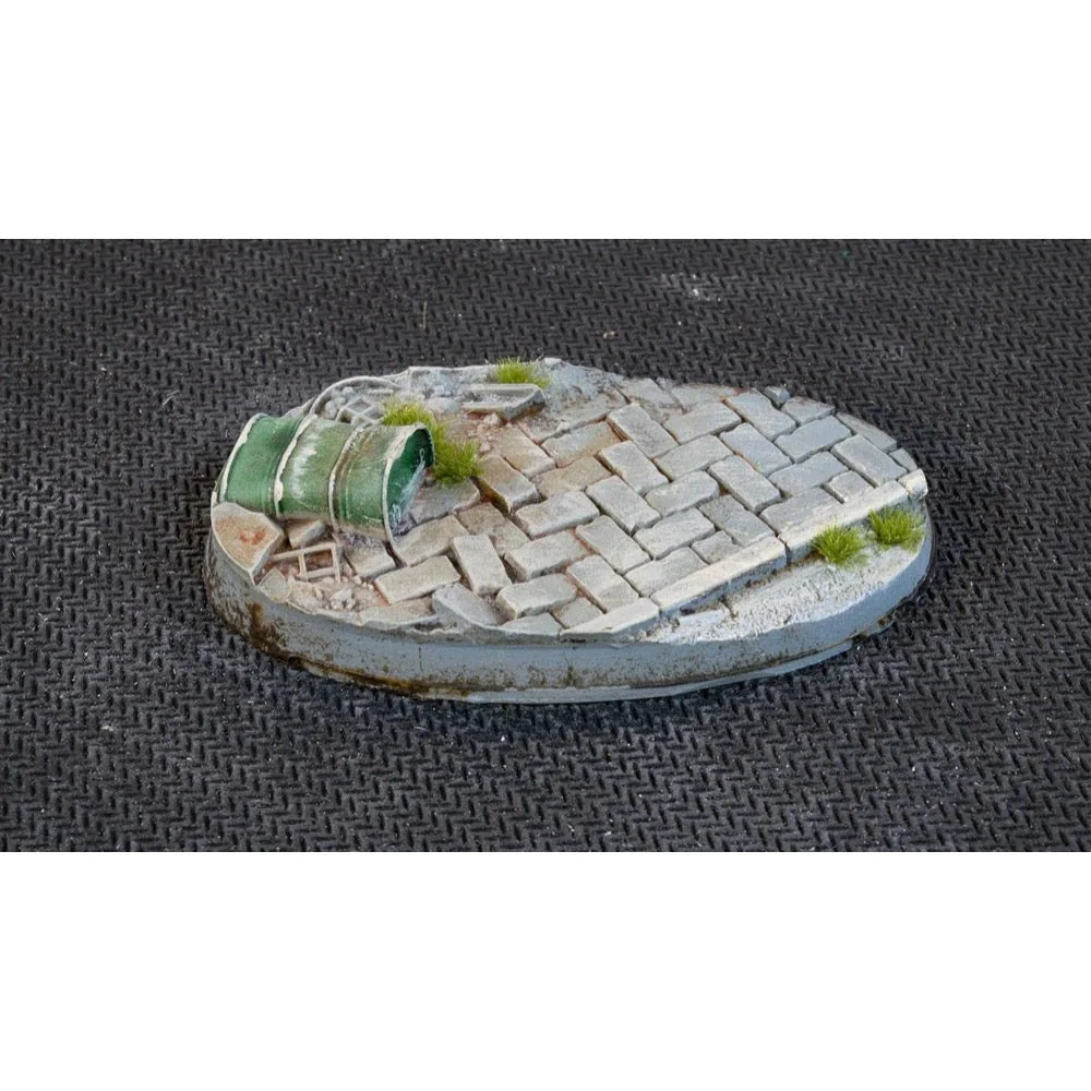 Gamers Grass GGB-UWO60 Battle Ready Urban Warfare Bases Oval 60mm 4pc - Image 8