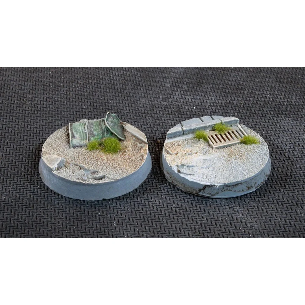 Gamers Grass GGB-UWR32 Battle Ready Urban Warfare Bases Round 32mm 8pc - Image 2