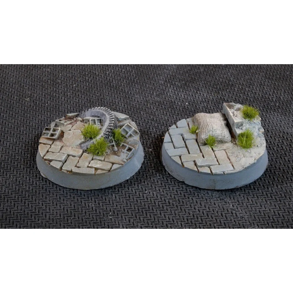 Gamers Grass GGB-UWR32 Battle Ready Urban Warfare Bases Round 32mm 8pc - Image 5