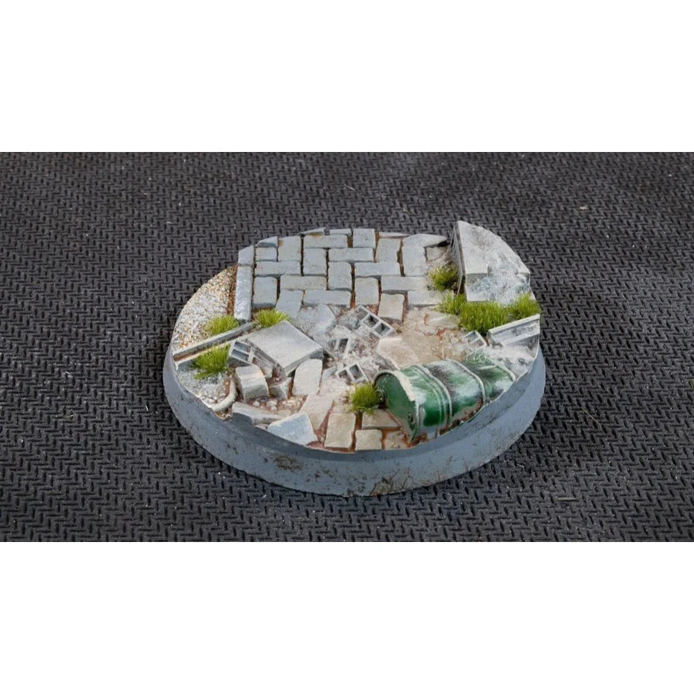 Gamers Grass GGB-UWR50 Battle Ready Urban Warfare Bases Round 50mm 3pc - Image 7