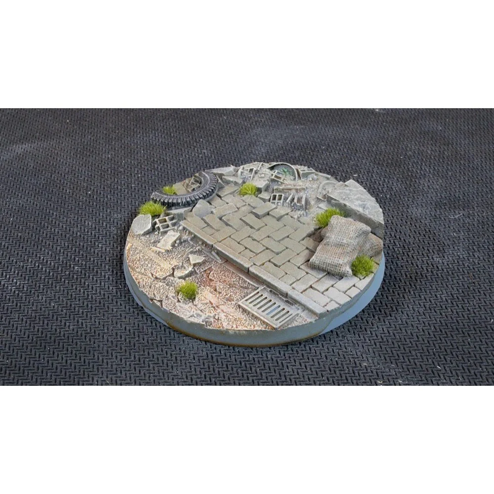 Gamers Grass GGB-UWR60 Battle Ready Urban Warfare Bases Round 60mm 2pc - Image 3