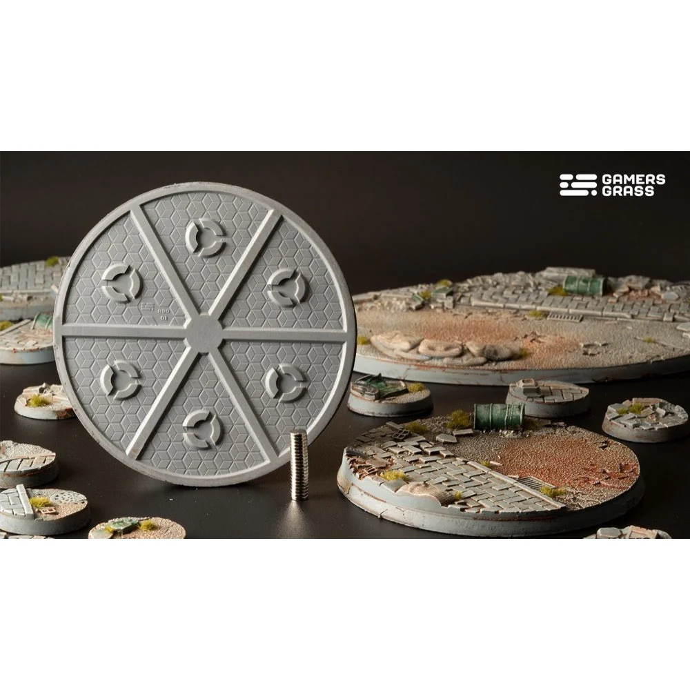 Gamers Grass GGB-UWR90 Urban Warfare Bases Round 90mm 1pc - Image 2