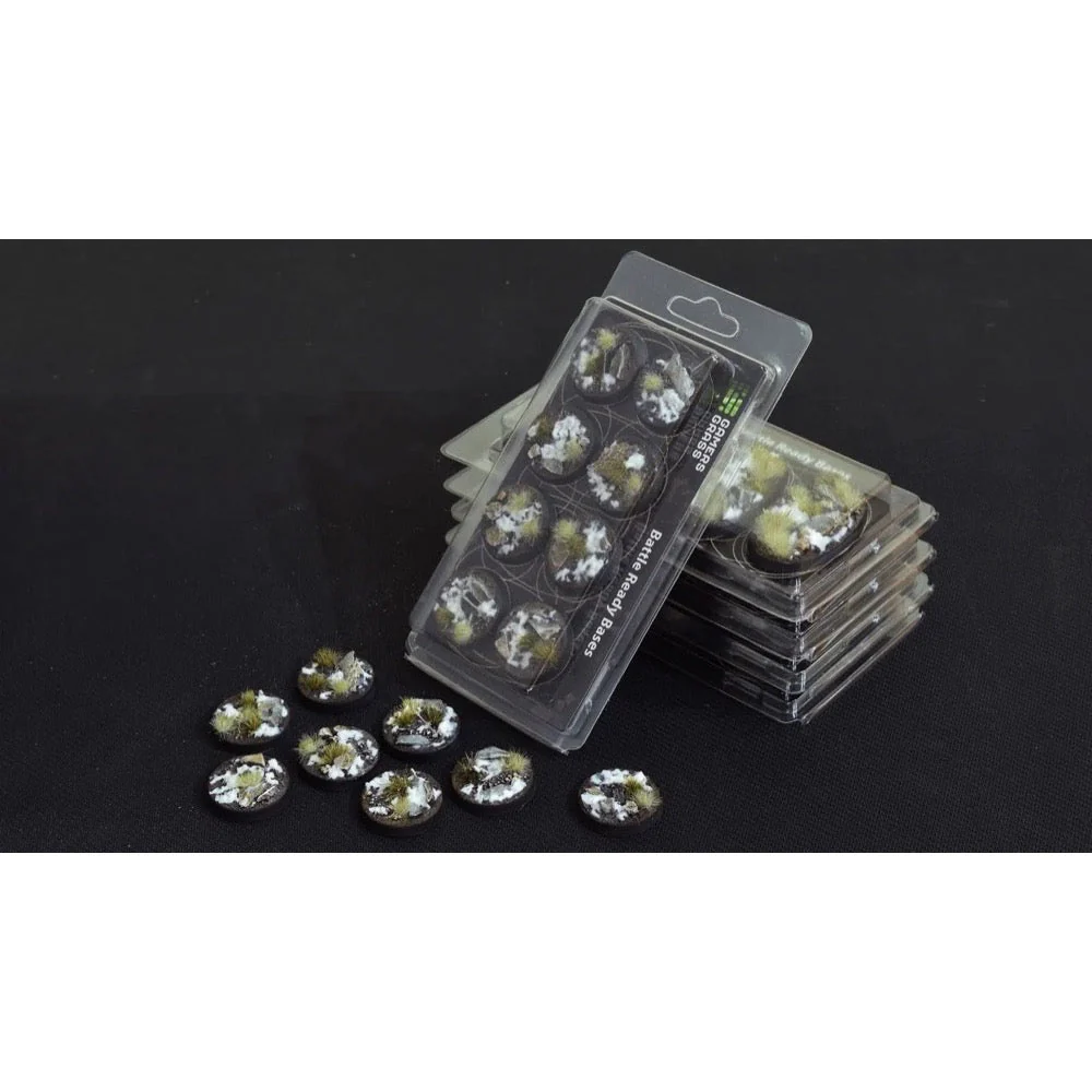 Gamers Grass GGB-WR32 Battle Ready Winter Bases Round 32mm 8pc - Image 2