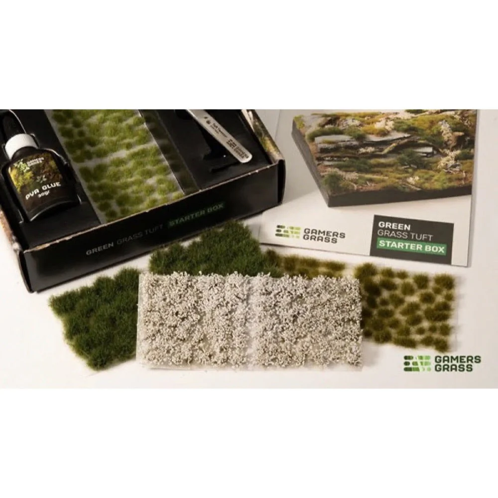 Gamers Grass GGSB-G Green Grass Tuft Starter Box - Image 3