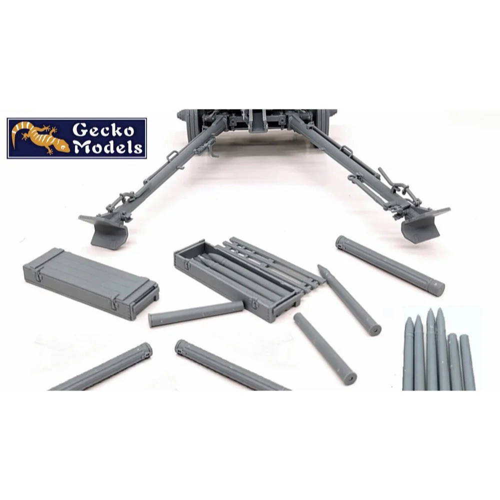 Gecko 16GM0014 1/16 German 7.5cm PaK40 Ammo Boxes With Shells Set - Image 3