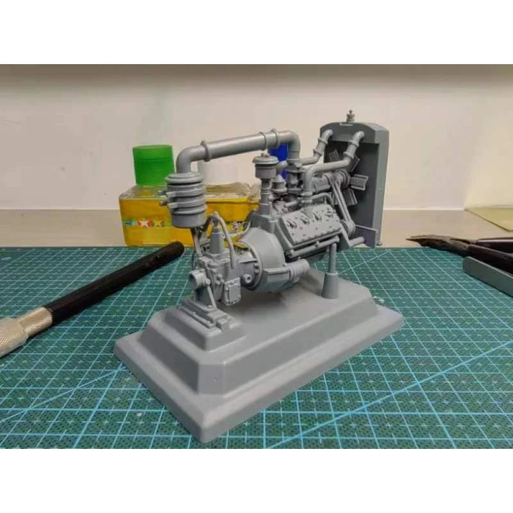 Gecko 16GM0017 1/16 Ford V8 Engine For Universal Carrier Mk. I & II - Image 4