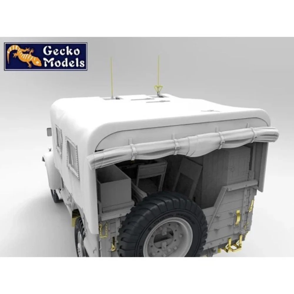 Gecko 35GM0061 1/35 British Bedford MWR FFW Radio Command Truck - Image 4