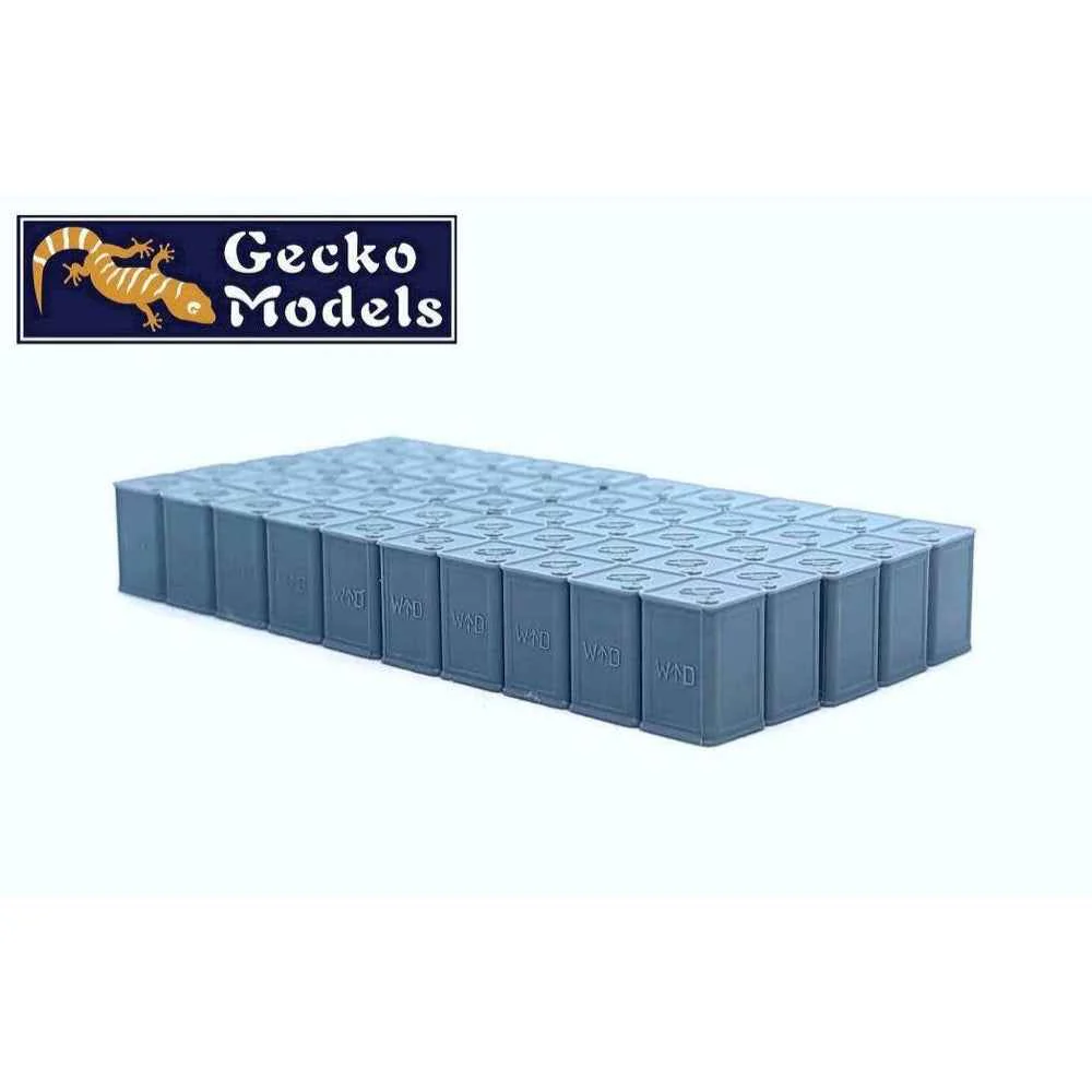 Gecko 35GM0157 1/35 Early Type British 4 Gallon Flimsies Petrol Tins Set - Image 4
