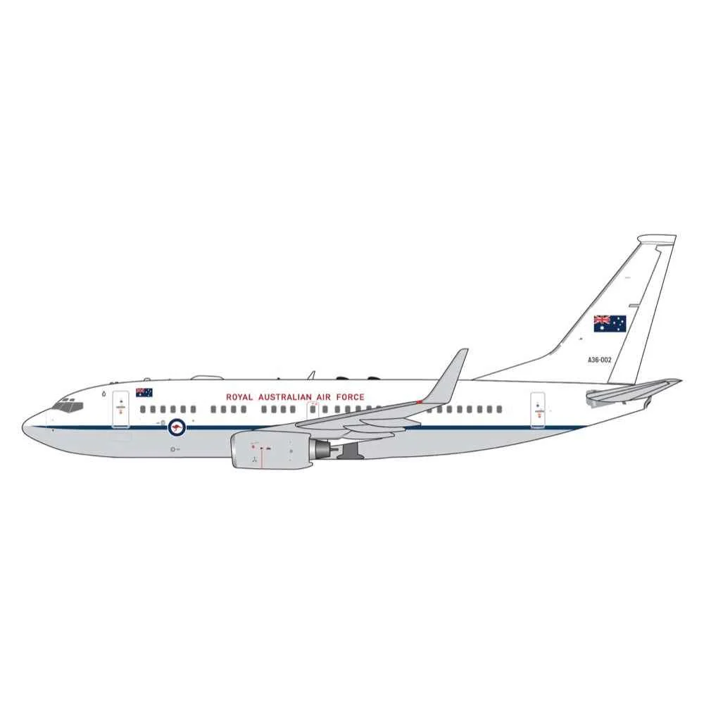 Gemini Jets GMRAA134 1/400 Royal Australian Air Force (RAAF) Boeing 737-700W (BBJ) A36-002 - Image 2