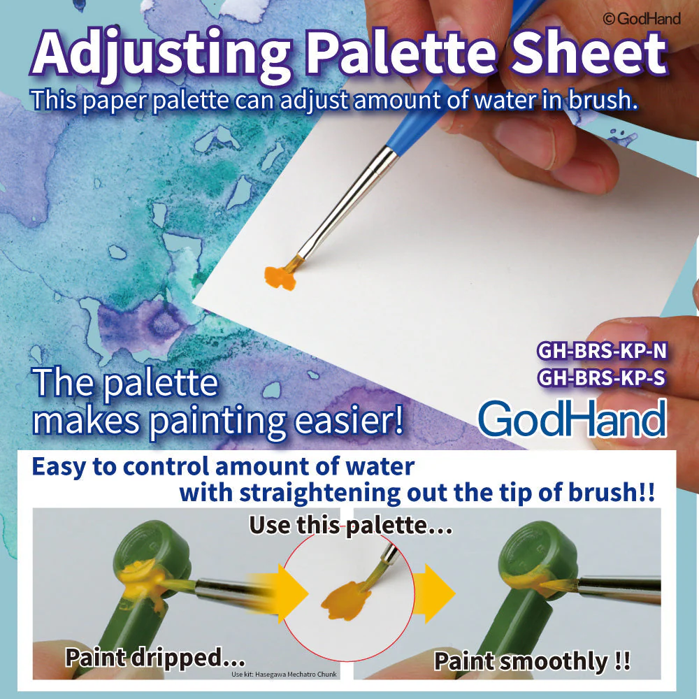 GodHand BRS-KP-S Adjusting Palette Sheet Thumb Palette - Image 3