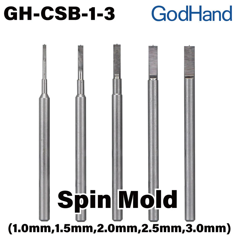 GodHand CSB-1-3 Spin Mold Drill Bit Set 5pc - Image 3