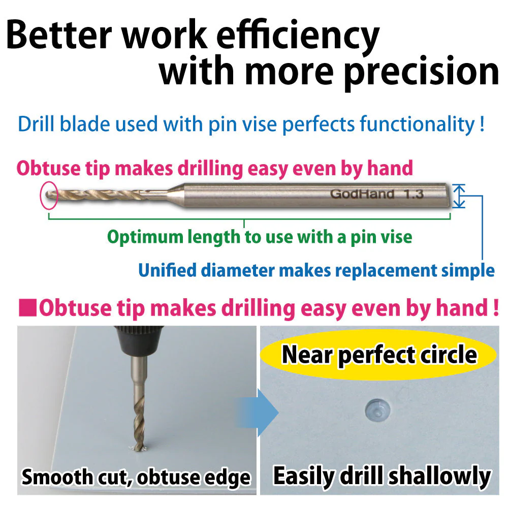 GodHand DB-8C Drill Bit Set C 8pc - Image 4