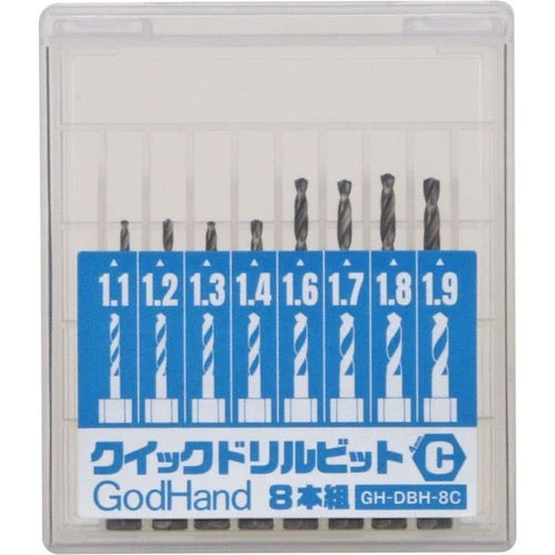 GodHand DBQ-8C Quick Attachable Drill Bit Set C 8pc - Image 4