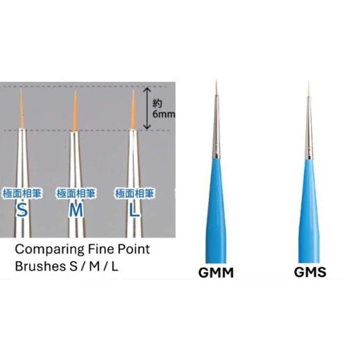 Godhand EBRSP-GMS Brushwork Pro Pointed Brush S - Image 2