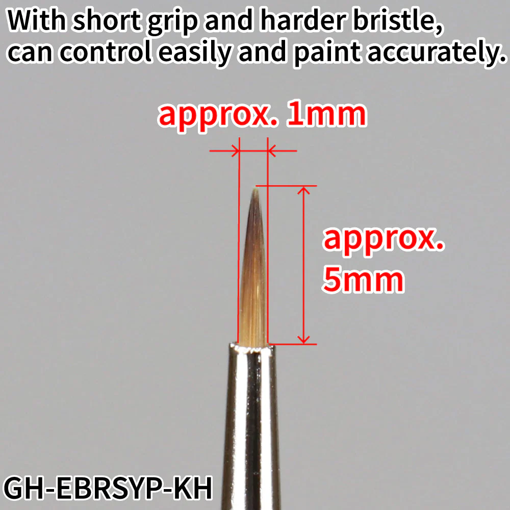GodHand EBRSYP-KH Short Grip Sharp Point Fine PBT Paint Brush - Image 2