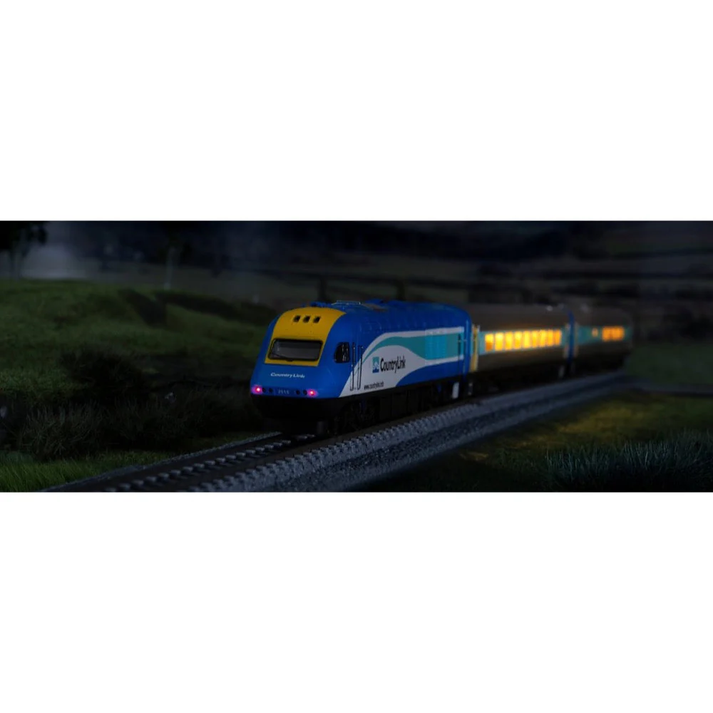 Gopher Models N Scale New South Wales XPT 7pc Set Trainlink Blue No Logo Livery 2019/2012 - Image 12