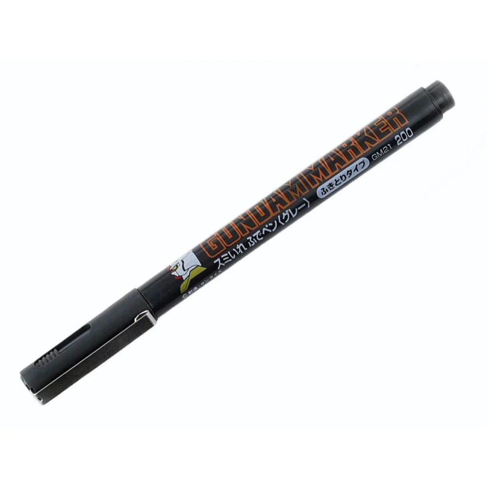 Mr Hobby (Gunze) GM21 Gundam Marker Brush Type Grey
