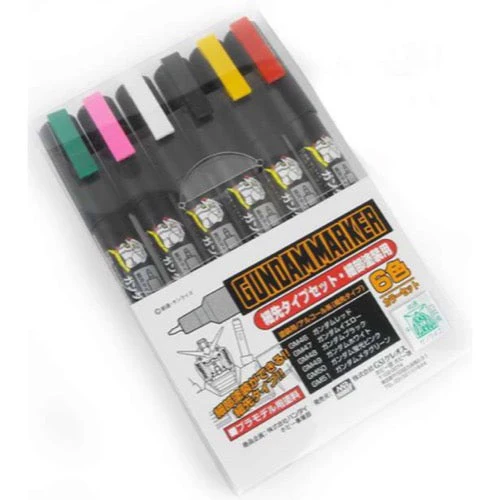 Mr Hobby (Gunze) GMS110 Gundam Marker Fine Edge Set - Image 4