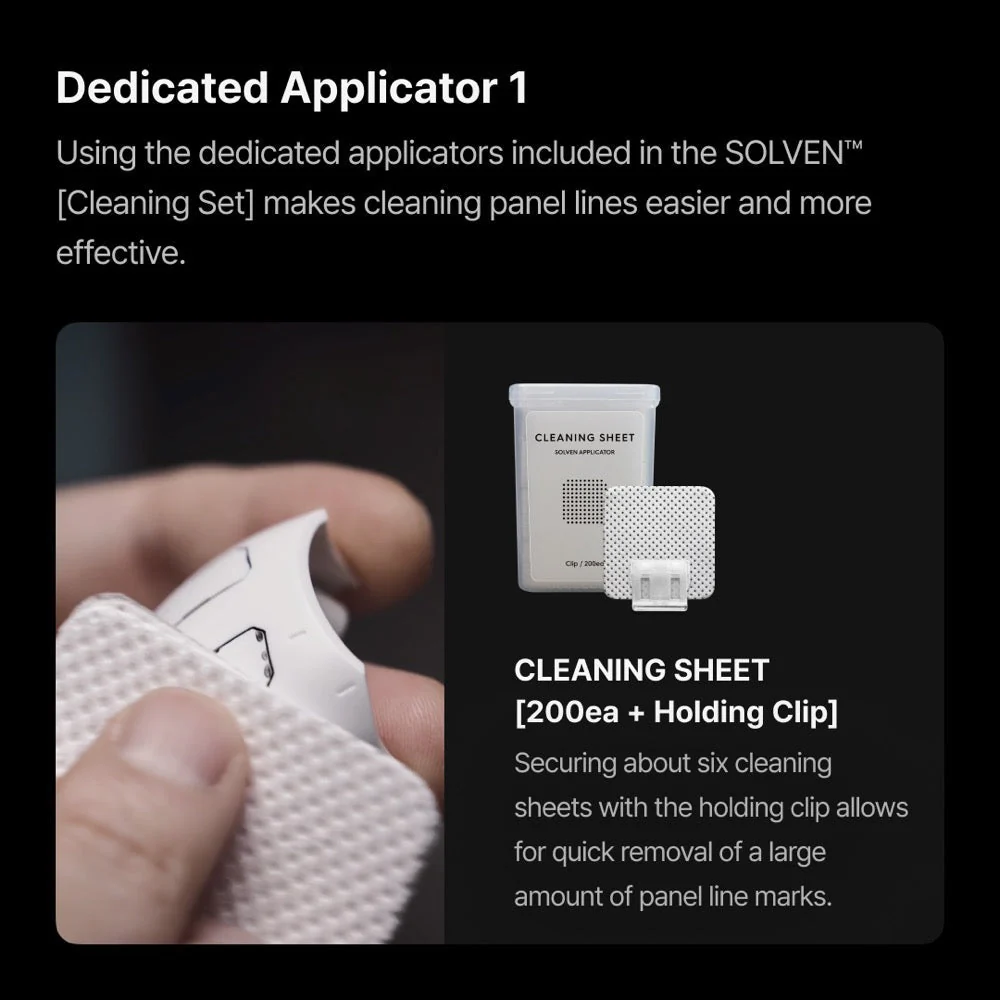 Gunprimer CS-C-200 Cleaning Sheet 200ea + Holding Clip - Image 2