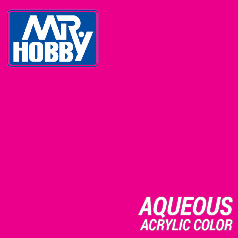 Mr Hobby (Gunze) H019 Aqueous Gloss Pink Acrylic Paint 10ml - Image 2