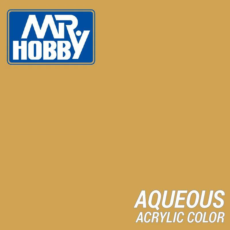 Mr Hobby (Gunze) H027 Aqueous Gloss Tan Acrylic Paint 10ml - Image 2