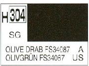 Mr Hobby (Gunze) H304 Aqueous Semi-Gloss Olive Drab FS 34087 Acrylic Paint 10ml - Image 6