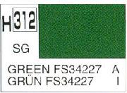 Mr Hobby (Gunze) H312 Aqueous Semi-Gloss Green FS34227 Acrylic Paint 10ml - Image 3
