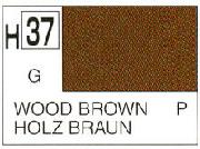 Mr Hobby (Gunze) H037 Aqueous Gloss Wood Brown Acrylic Paint 10ml - Image 3