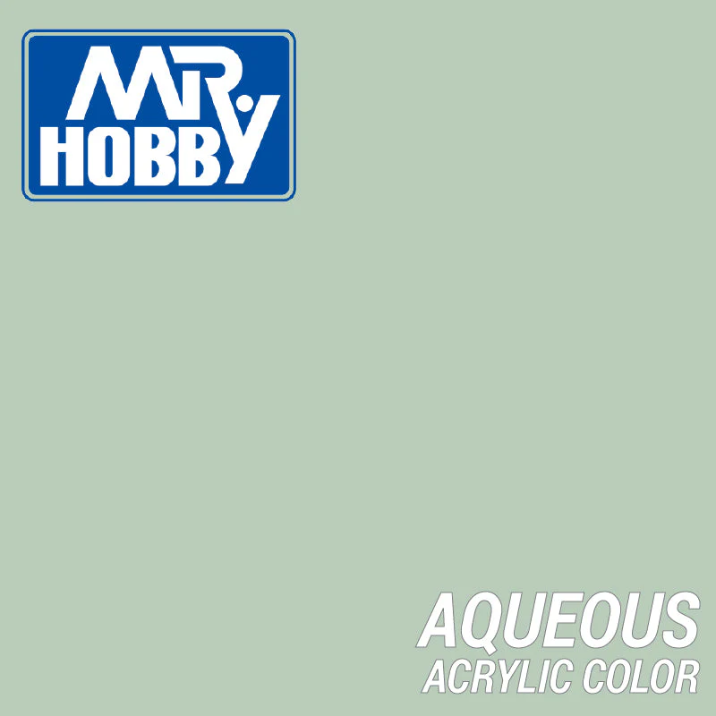 Mr Hobby (Gunze) H041 Aqueous Gloss Pale Green Acrylic Paint 10ml - Image 2