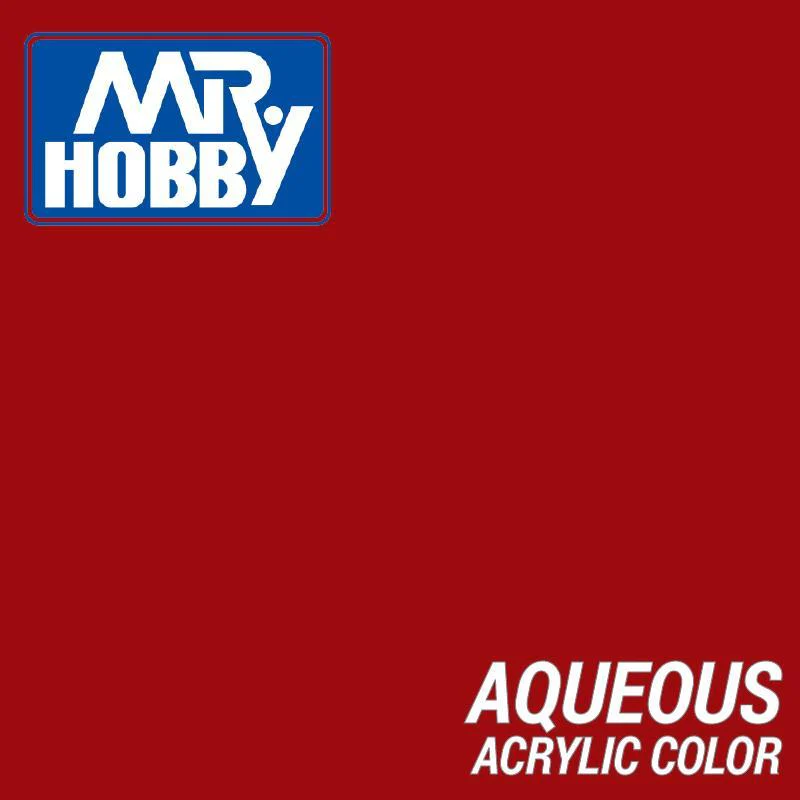 Mr Hobby (Gunze) H043 Aqueous Gloss Wine Red Acrylic Paint 10ml - Image 2