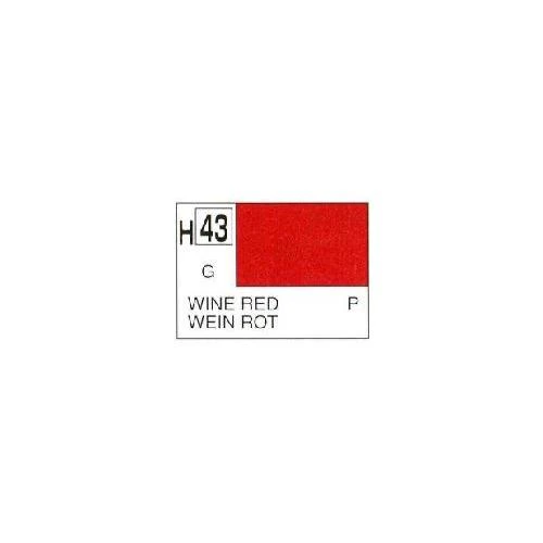 Mr Hobby (Gunze) H043 Aqueous Gloss Wine Red Acrylic Paint 10ml - Image 3