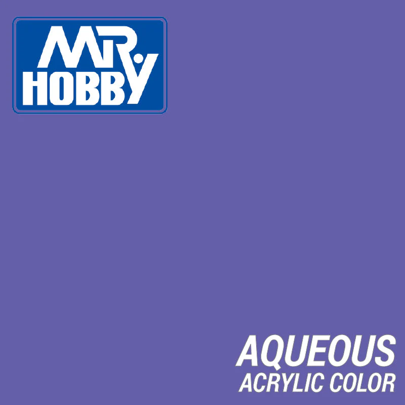 Mr Hobby (Gunze) H049 Aqueous Gloss Violet Acrylic Paint 10ml - Image 2