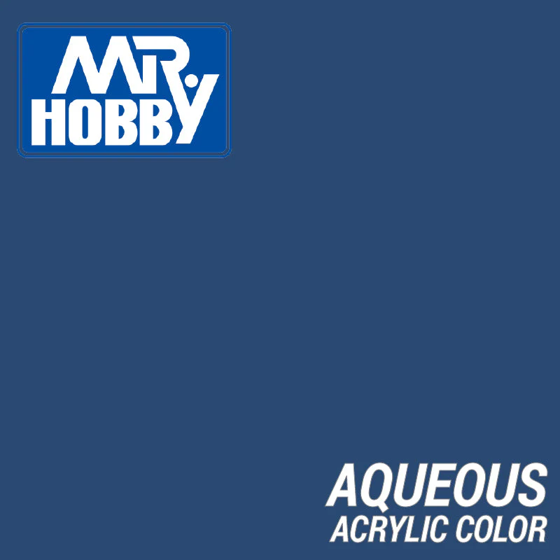 Mr Hobby (Gunze) H055 Aqueous Gloss Midnight Blue Acrylic Paint 10ml - Image 2