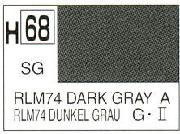 Mr Hobby (Gunze) H068 Aqueous Semi-Gloss RLM Dark Grey Acrylic Paint 10ml - Image 3