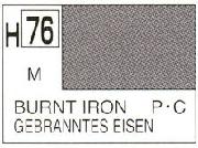 Mr Hobby (Gunze) H076 Aqueous Metallic Burnt Iron Acrylic Paint 10ml - Image 3