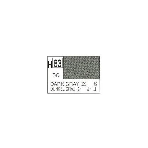 Mr Hobby (Gunze) H083 Aqueous Semi-Gloss Dark Grey 2 Acrylic Paint 10ml - Image 3