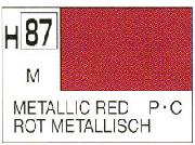 Mr Hobby (Gunze) H087 Aqueous Metallic Red Acrylic Paint 10ml - Image 3