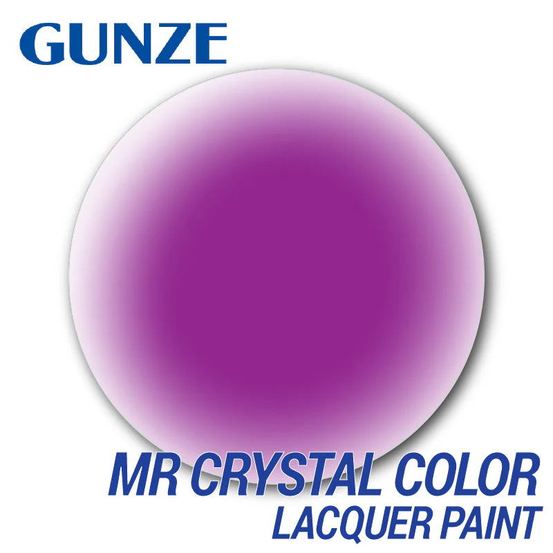 Mr Hobby (Gunze) XC04 Acrylic Mr Crystal Colour Amethyst Purple Lacquer Paint 10ml - Image 2