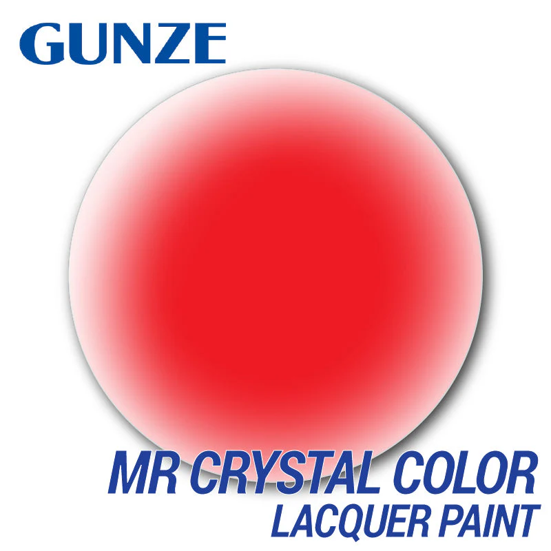 Mr Hobby (Gunze) XC03 Acrylic Mr Crystal Colour Ruby Red Lacquer Paint 10ml - Image 2