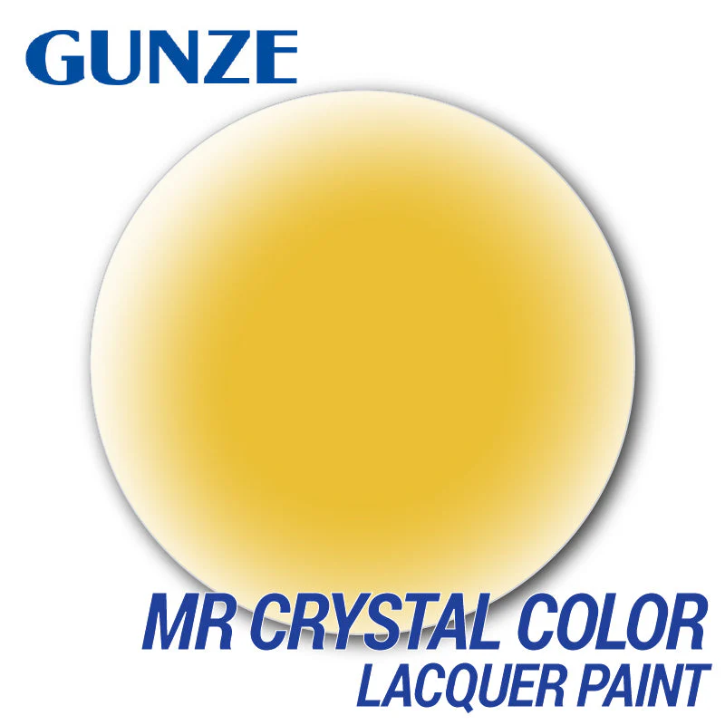 Mr Hobby (Gunze) XC02 Acrylic Mr Crystal Colour Topaz Gold Lacquer Paint 10ml - Image 2