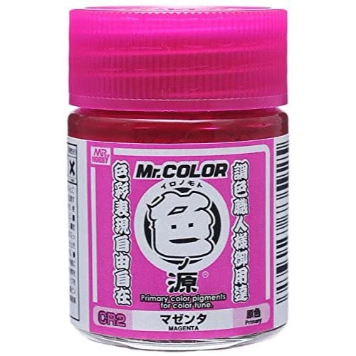 Mr Hobby (Gunze) CR2 Mr Color Primary Color Pigment Gloss Magenta Colour Tune 18ml